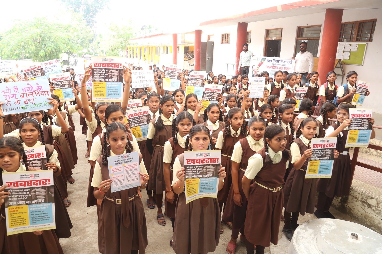 Girls against child marriage