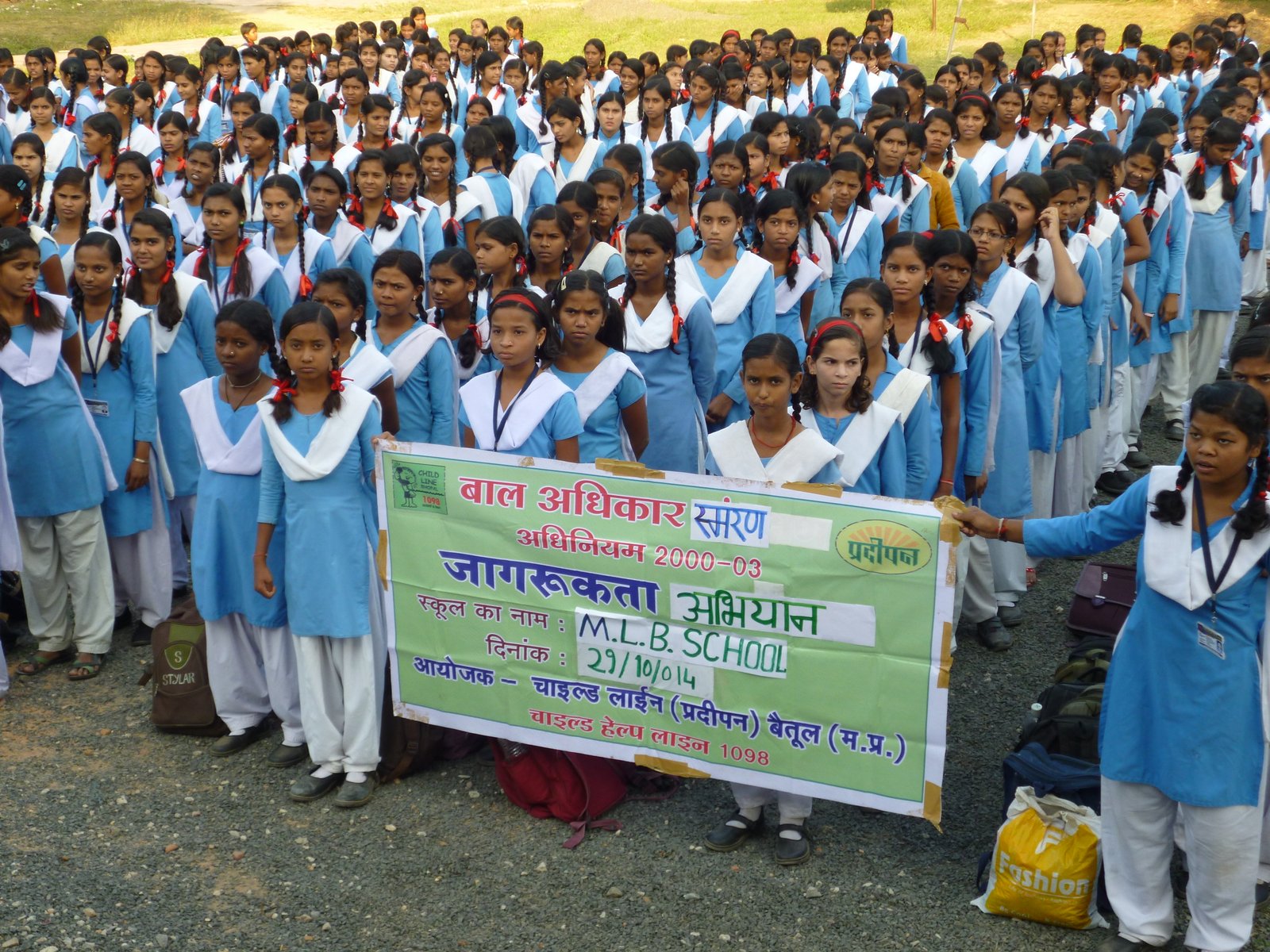Child rights awareness campaign in school